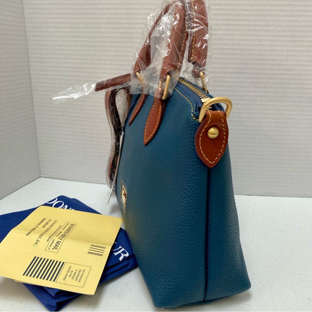 Dooney & Bourke Dillen Crossbody Satchel Small Jeans Color NWT - Picture 3 of 9